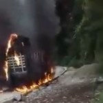 incendio camión por no pago extorsión