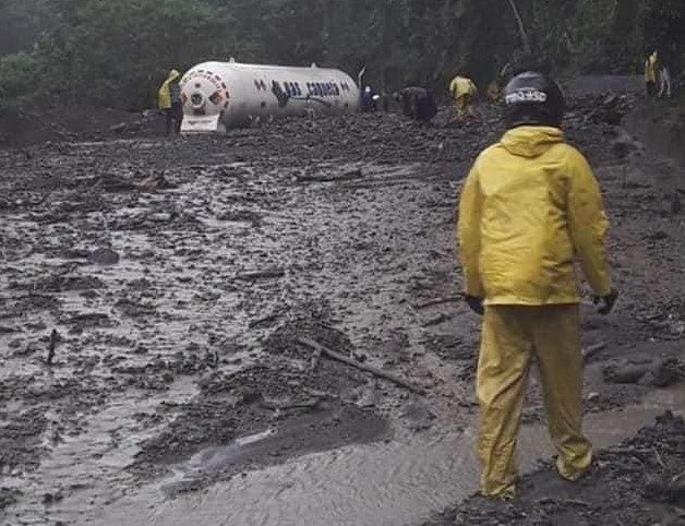 Avalancha de lodo tiene cerrada la vía Sogamoso – Aguazul
