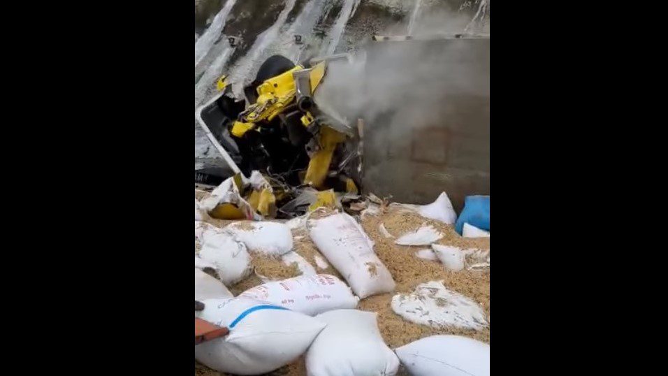 accidente en la vía La Línea