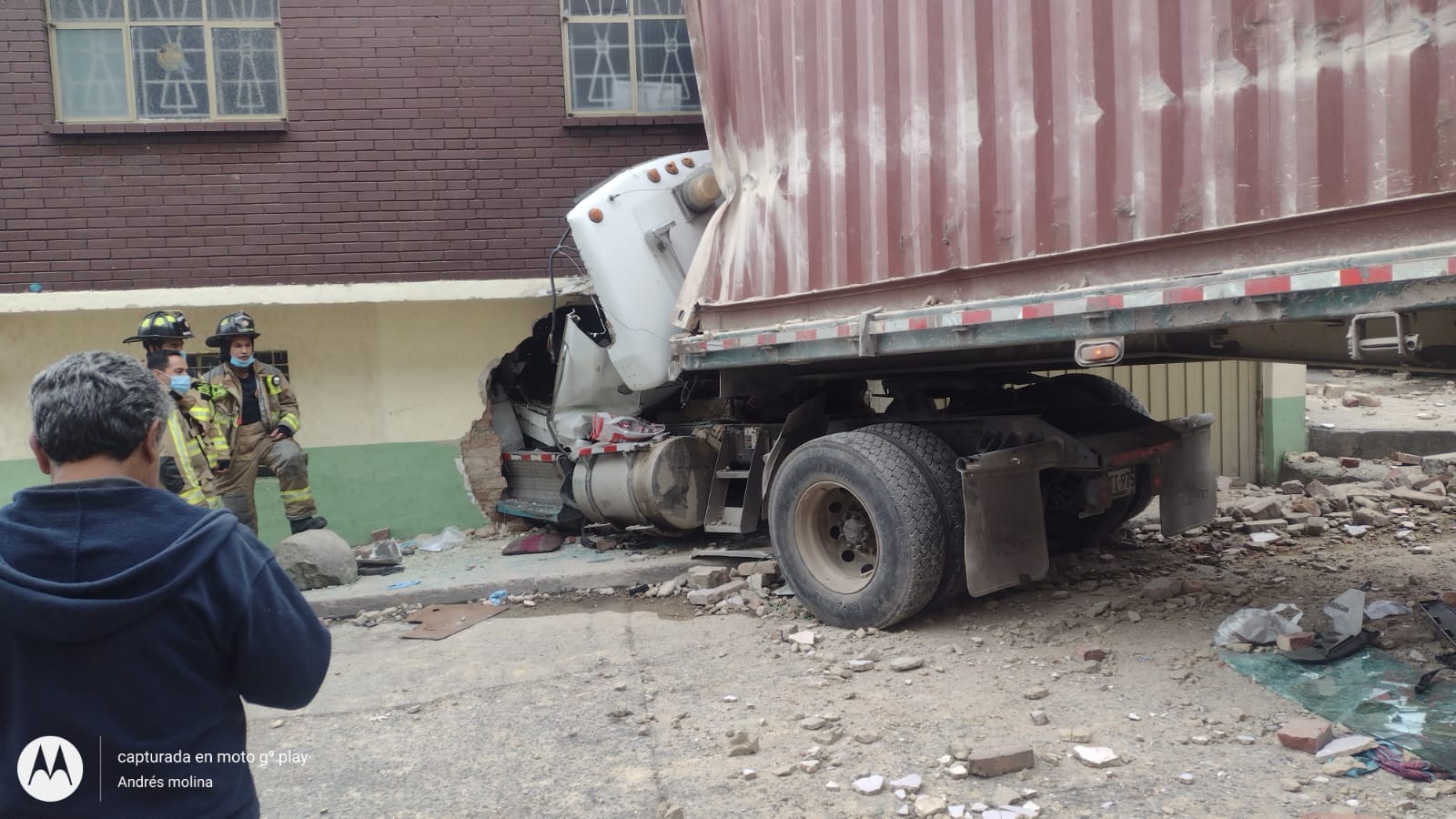 Accidente al sur de Bogotá