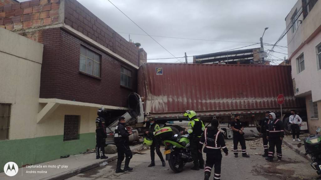 accidente al sur de Bogotá