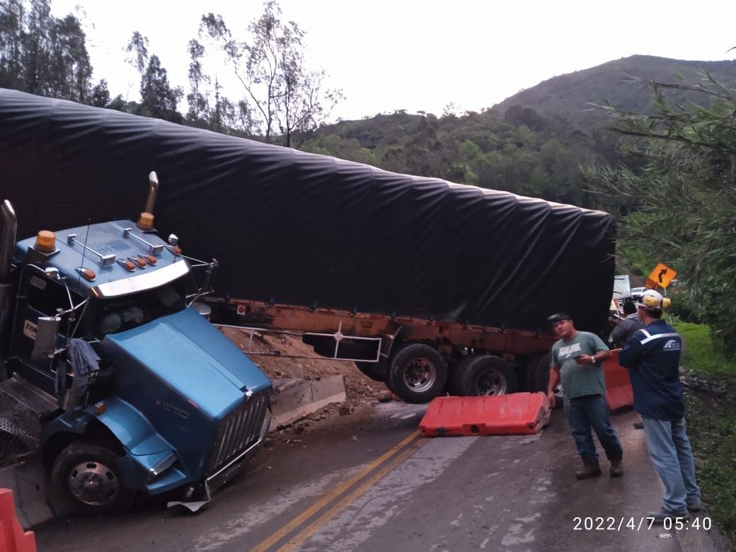 bloqueo en la vía Cúcuta Pamplona