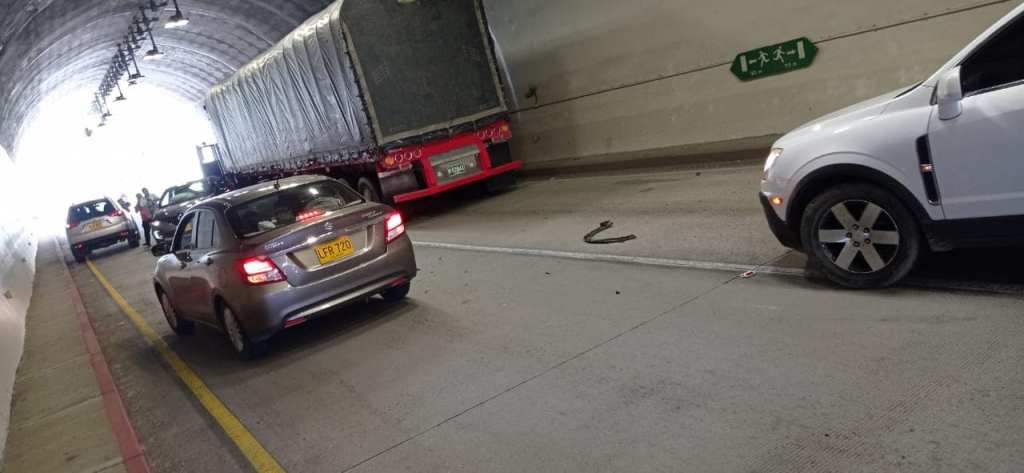 túnel accidente túnel Las Tangaras