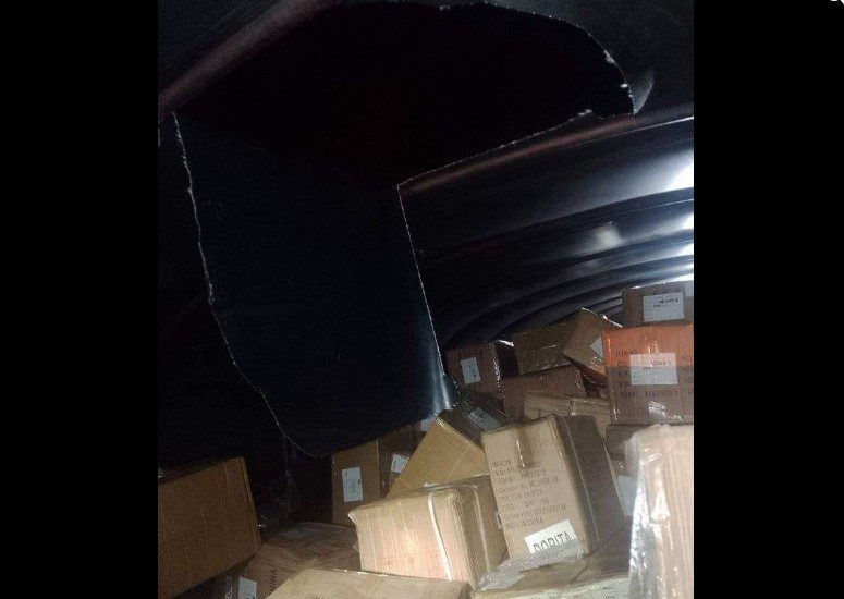 ladrones roban camión 