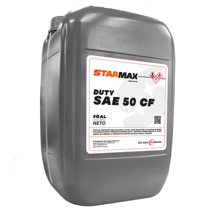 Garrafa Duty SAE 50 CF 5 galones