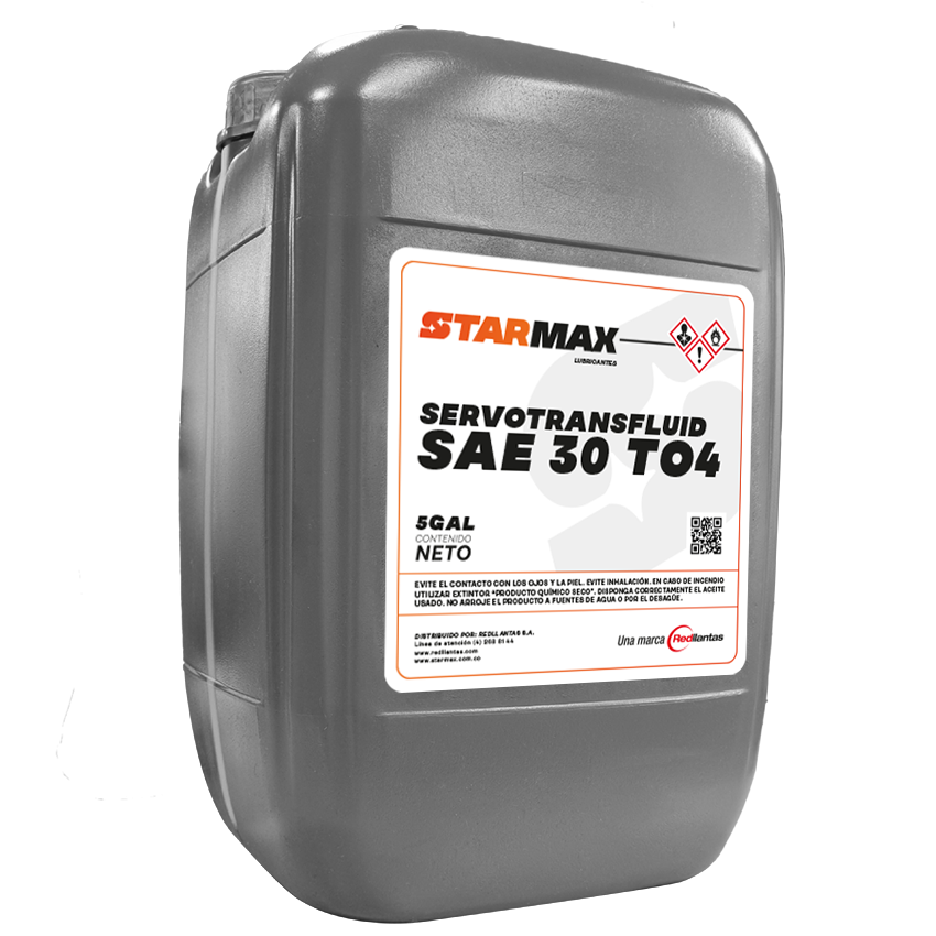StarMax SERVOTRANSFLUID SAE 30 TO4 5 galones